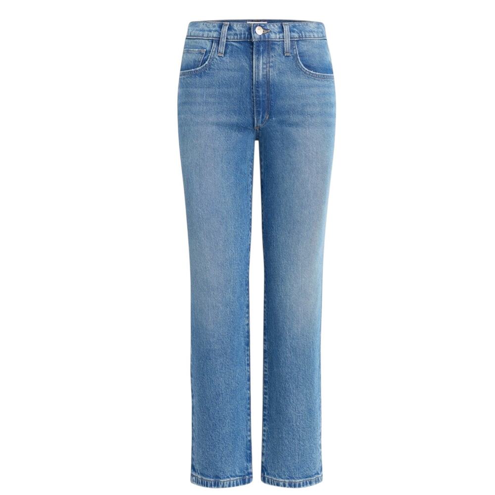Favorite Daughter Blue Straight Leg Jeans